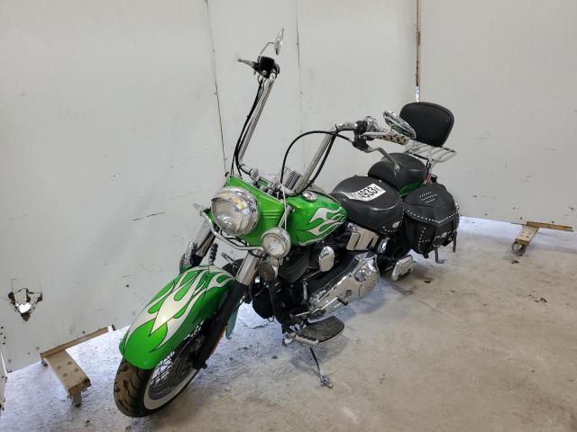 1HD1BWB142Y081157 - 2002 HARLEY-DAVIDSON FLSTCI GREEN photo 2