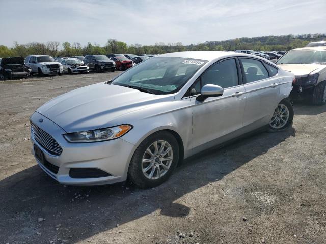 1FA6P0G76F5105345 - 2015 FORD FUSION S SILVER photo 1