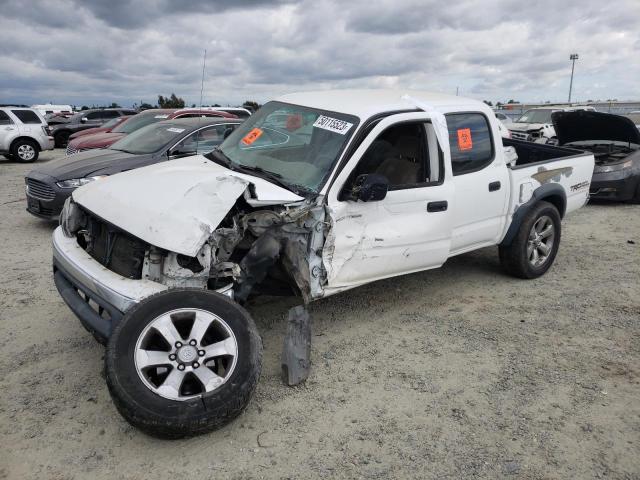 5TEGN92N02Z066600 - 2002 TOYOTA TACOMA DOUBLE CAB PRERUNNER WHITE photo 1
