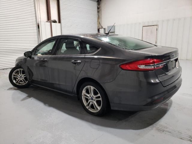 3FA6P0HD4JR216163 - 2018 FORD FUSION SE CHARCOAL photo 2