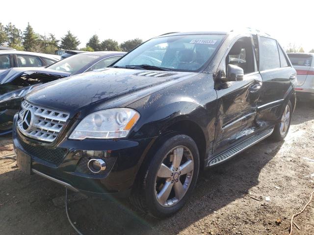 4JGBB8GB4BA737266 - 2011 MERCEDES-BENZ ML 350 4MATIC BLACK photo 1