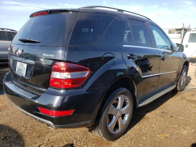 4JGBB8GB4BA737266 - 2011 MERCEDES-BENZ ML 350 4MATIC BLACK photo 3