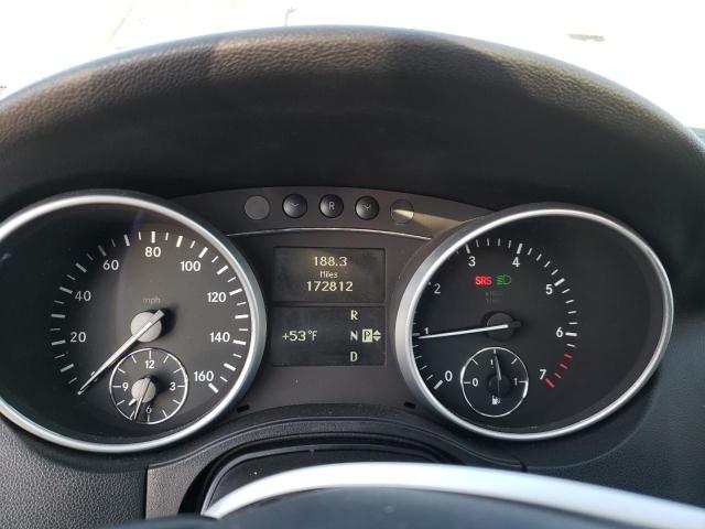 4JGBB8GB4BA737266 - 2011 MERCEDES-BENZ ML 350 4MATIC BLACK photo 9