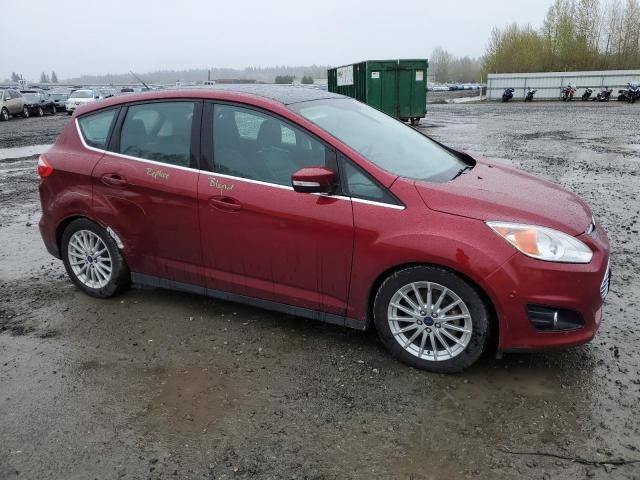 1FADP5BU1DL532040 - 2013 FORD C-MAX SEL RED photo 4