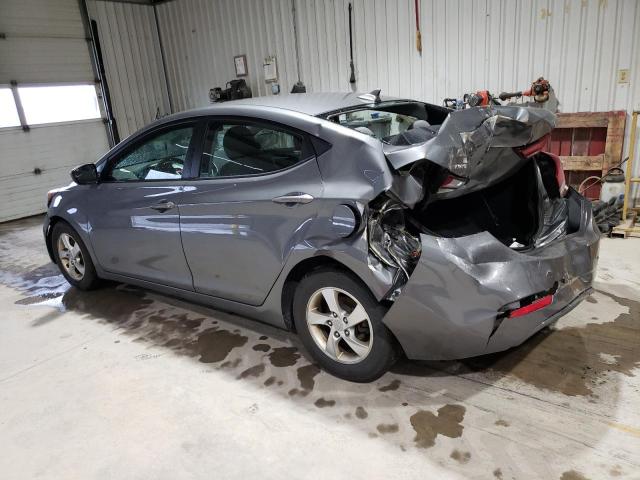 5NPDH4AEXEH491201 - 2014 HYUNDAI ELANTRA SE GRAY photo 2