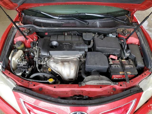 4T4BF3EKXBR141187 - 2011 TOYOTA CAMRY BASE BURGUNDY photo 11