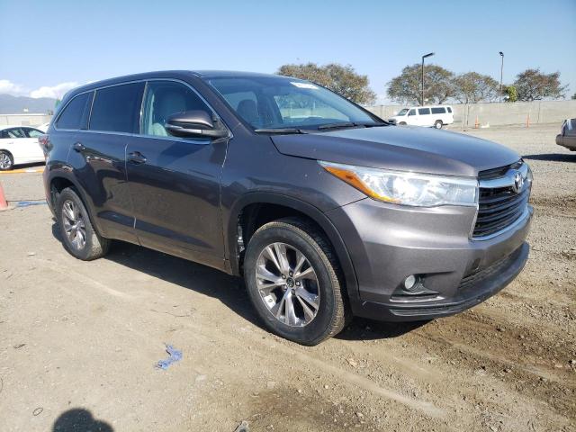 5TDZKRFH0GS148353 - 2016 TOYOTA HIGHLANDER LE GRAY photo 4