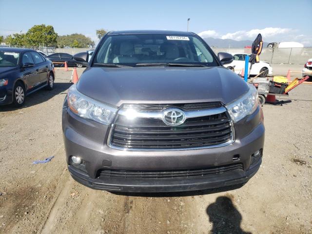 5TDZKRFH0GS148353 - 2016 TOYOTA HIGHLANDER LE GRAY photo 5