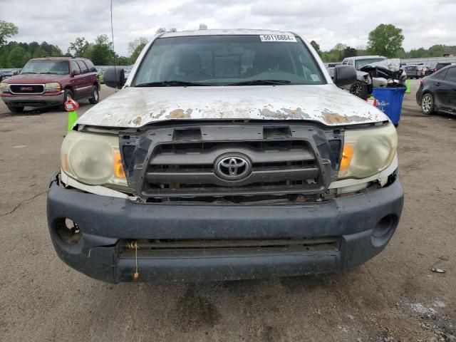 5TETX22N59Z623267 - 2009 TOYOTA TACOMA ACCESS CAB WHITE photo 5