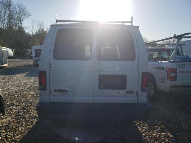 1FTNE2EW0BDA44592 - 2011 FORD ECONOLINE E250 VAN WHITE photo 6