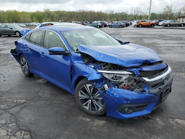 JHMFC1F74JX017936 - 2018 HONDA CIVIC EXL BLUE photo 4