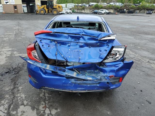 JHMFC1F74JX017936 - 2018 HONDA CIVIC EXL Կապույտ լուսանկար 6