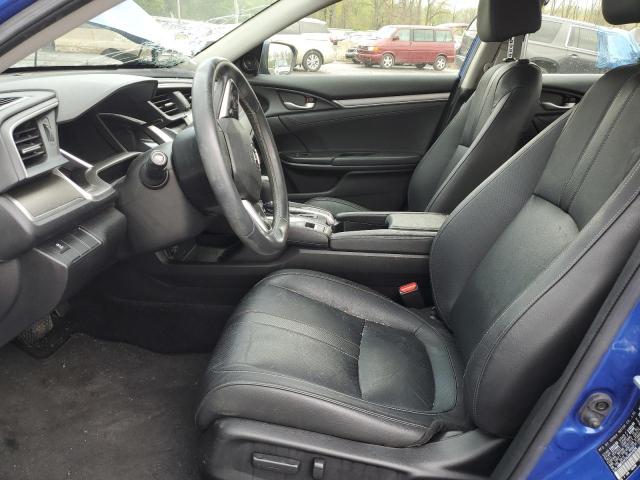 JHMFC1F74JX017936 - 2018 HONDA CIVIC EXL Կապույտ լուսանկար 7
