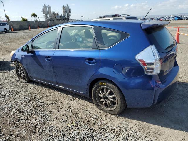 JTDZN3EU8D3267638 - 2013 TOYOTA PRIUS V BLUE photo 2