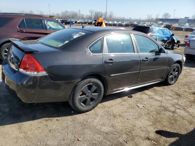 2G1WT57K691126623 - 2009 CHEVROLET IMPALA 1LT BLACK photo 3