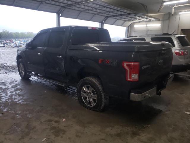 1FTEW1EG2HKD20517 - 2017 FORD F150 SUPERCREW GRAY photo 2