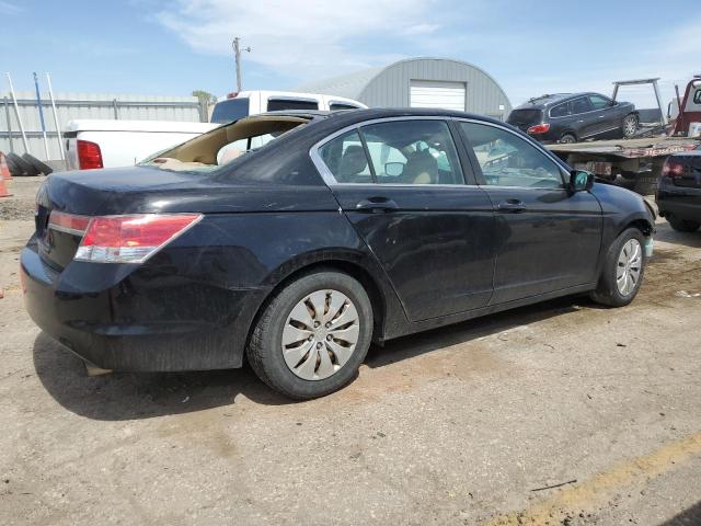 1HGCP2F35CA167508 - 2012 HONDA ACCORD LX BLACK photo 3