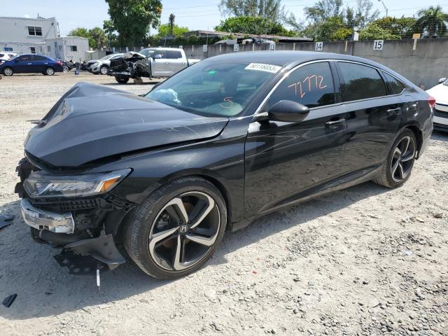 1HGCV1F31JA223988 - 2018 HONDA ACCORD SPORT BLACK photo 1