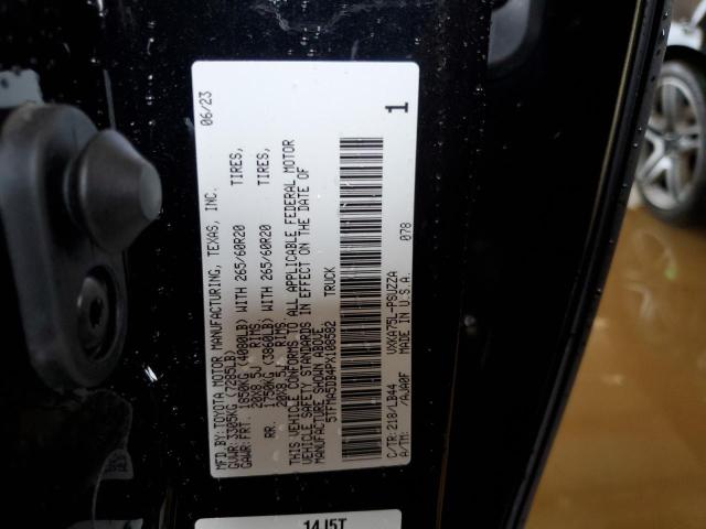 5TFMA5DB4PX108582 - 2023 TOYOTA TUNDRA CREWMAX PLATINUM შავი ფოტო 13