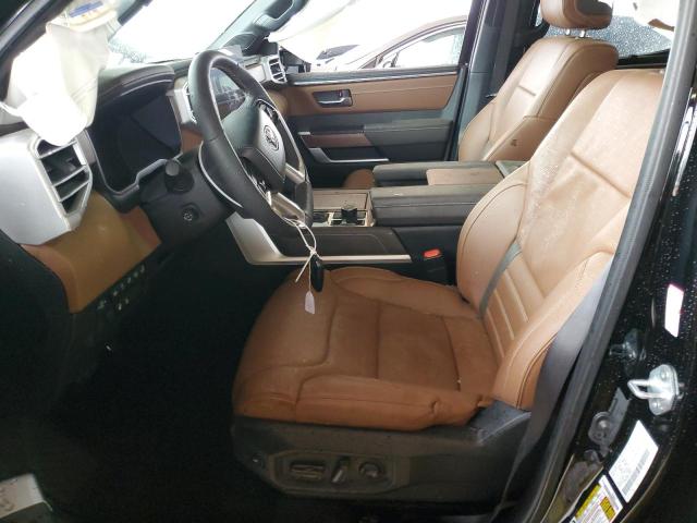 5TFMA5DB4PX108582 - 2023 TOYOTA TUNDRA CREWMAX PLATINUM შავი ფოტო 7