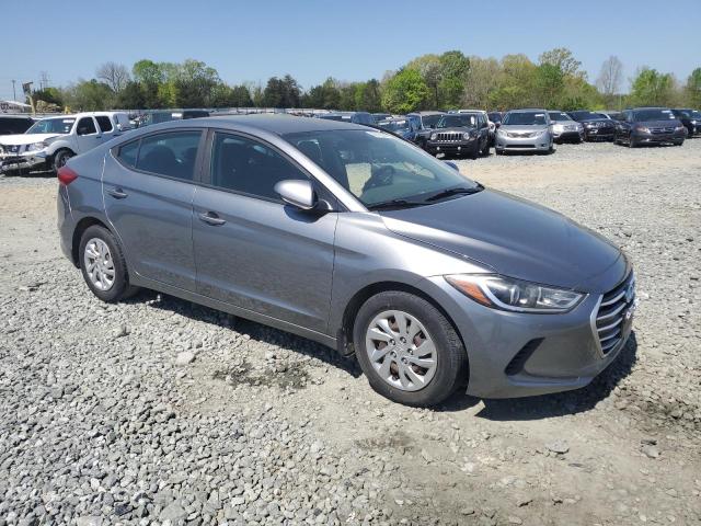 KMHD74LF6JU523694 - 2018 HYUNDAI ELANTRA SE GRAY photo 4