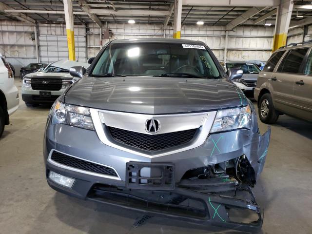 2HNYD2H69BH520685 - 2011 ACURA MDX TECHNOLOGY CHARCOAL photo 5