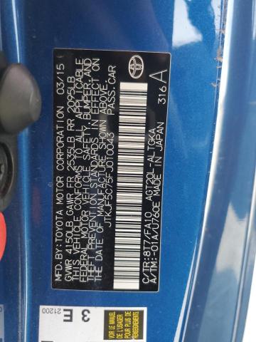 JTKJF5C75FJ010043 - 2015 TOYOTA SCION TC 蓝色 照片 13