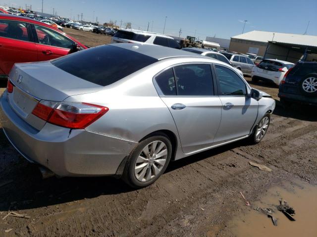 1HGCR2F80EA200133 - 2014 HONDA ACCORD EXL SILVER photo 3