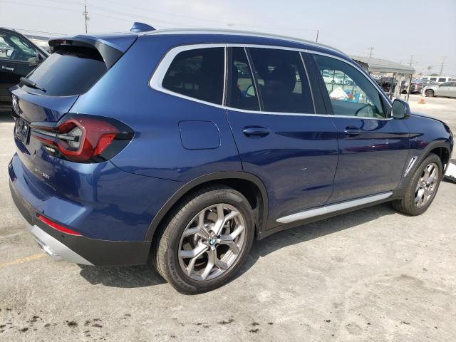 5UX43DP00P9N98181 - 2023 BMW X3 SDRIVE30I BLUE photo 3