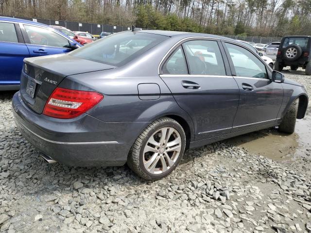 WDDGF8AB6DR270255 - 2013 MERCEDES-BENZ C 300 4MATIC GRAY photo 3