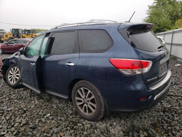 5N1AR2MMXFC664005 - 2015 NISSAN PATHFINDER S BLUE photo 2