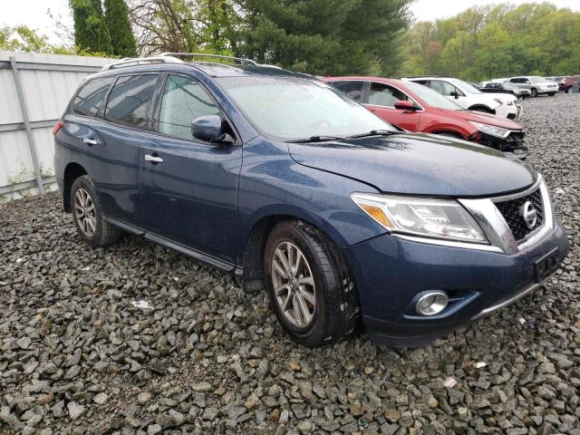 5N1AR2MMXFC664005 - 2015 NISSAN PATHFINDER S BLUE photo 4