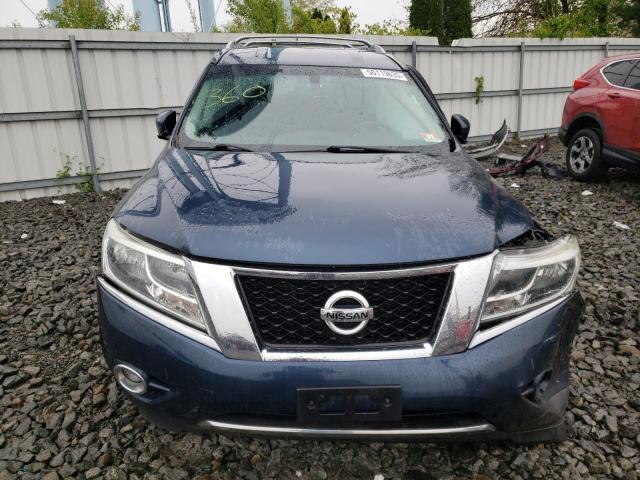 5N1AR2MMXFC664005 - 2015 NISSAN PATHFINDER S BLUE photo 5