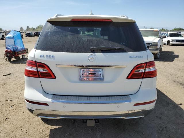 4JGDA2EB7CA065474 - 2012 MERCEDES-BENZ ML 350 BLUETEC WHITE photo 6