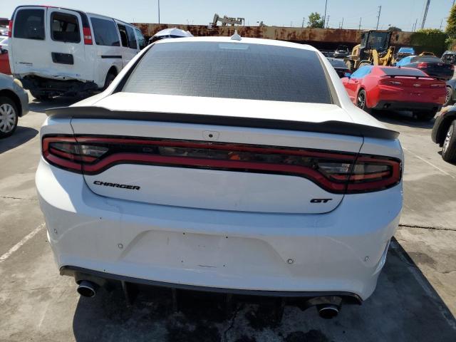 2C3CDXHG2LH190349 - 2020 DODGE CHARGER GT WHITE photo 6