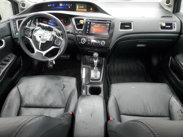 2HGFB2F94FH503221 - 2015 HONDA CIVIC EXL ნაცრისფერი ფოტო 8