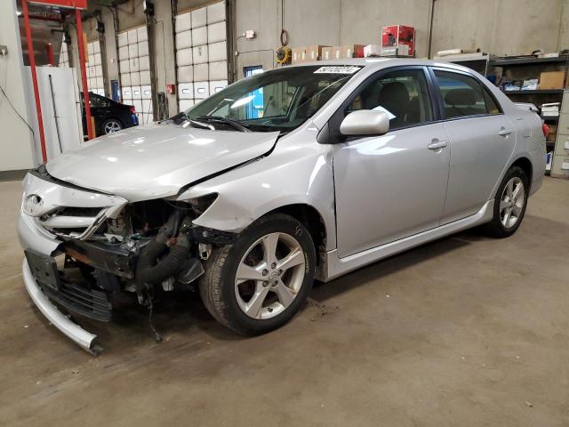 2T1BU4EE5DC983729 - 2013 TOYOTA COROLLA BASE SILVER photo 1