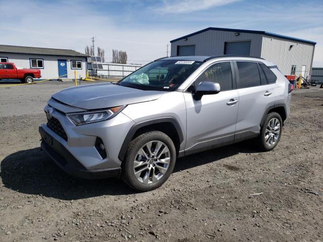 2T3A1RFV8MC256205 - 2021 TOYOTA RAV4 XLE PREMIUM SILVER photo 1