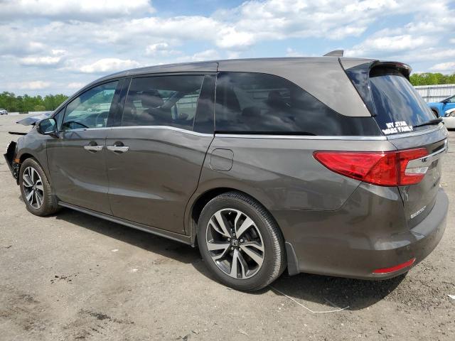 5FNRL6H99KB029733 - 2019 HONDA ODYSSEY ELITE BROWN photo 2