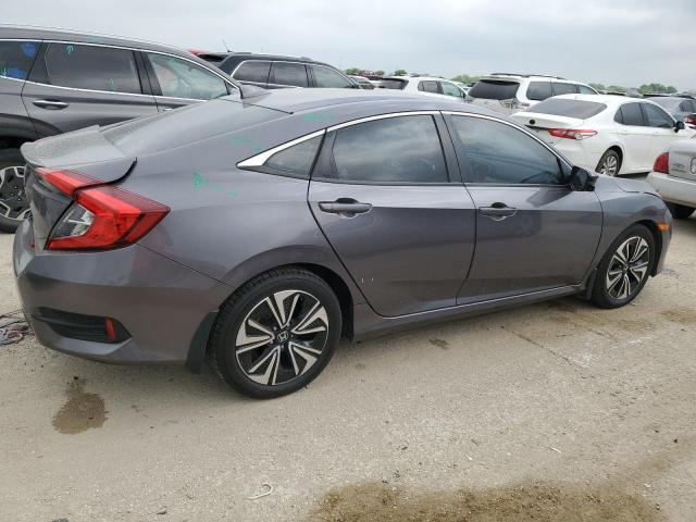 19XFC1F77HE030577 - 2017 HONDA CIVIC EXL ნაცრისფერი ფოტო 3