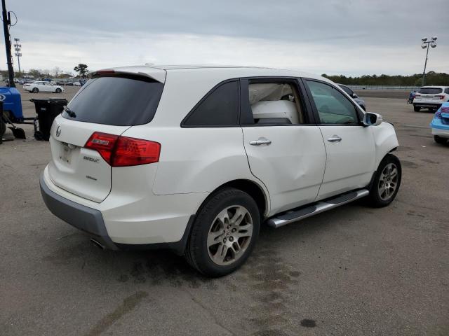 2HNYD28348H521550 - 2008 ACURA MDX TECHNOLOGY WHITE photo 3