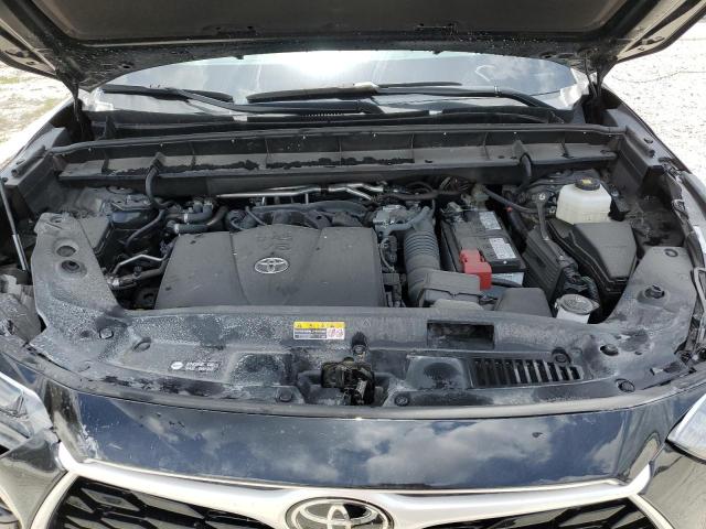 5TDGZRAH7NS544478 - 2022 TOYOTA HIGHLANDER XLE BLACK photo 12
