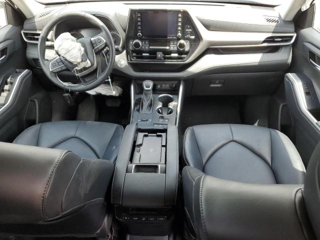 5TDGZRAH7NS544478 - 2022 TOYOTA HIGHLANDER XLE BLACK photo 8