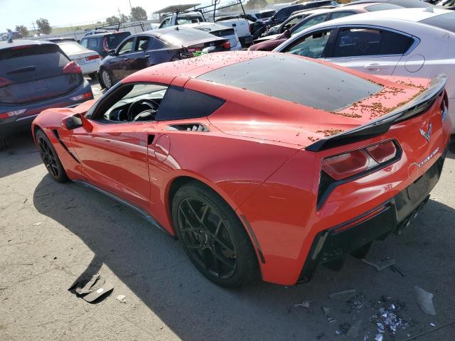 1G1YA2D71E5130262 - 2014 CHEVROLET CORVETTE STINGRAY 1LT RED photo 2