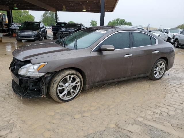 1N4AA5AP2EC456328 - 2014 NISSAN MAXIMA S BROWN photo 1