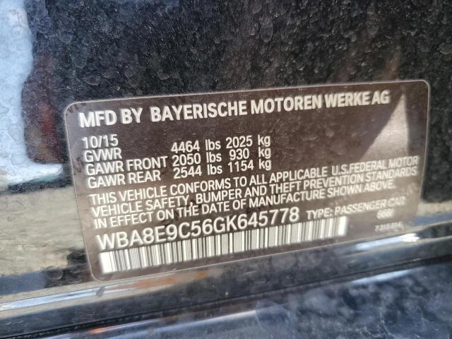 WBA8E9C56GK645778 - 2016 BMW 328 I SULEV BLACK photo 13