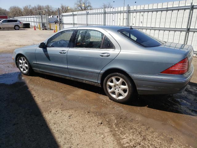 WDBNG83J76A463436 - 2006 MERCEDES-BENZ S 430 4MATIC BLUE photo 2