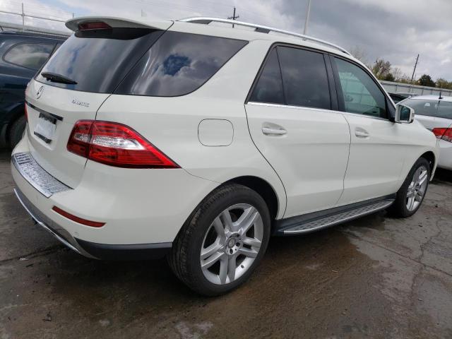 4JGDA5HB1DA099795 - 2013 MERCEDES-BENZ ML 350 4MATIC WHITE photo 3