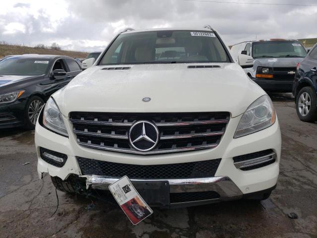4JGDA5HB1DA099795 - 2013 MERCEDES-BENZ ML 350 4MATIC WHITE photo 5