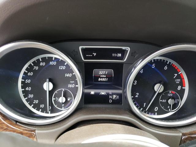 4JGDA5HB1DA099795 - 2013 MERCEDES-BENZ ML 350 4MATIC WHITE photo 9